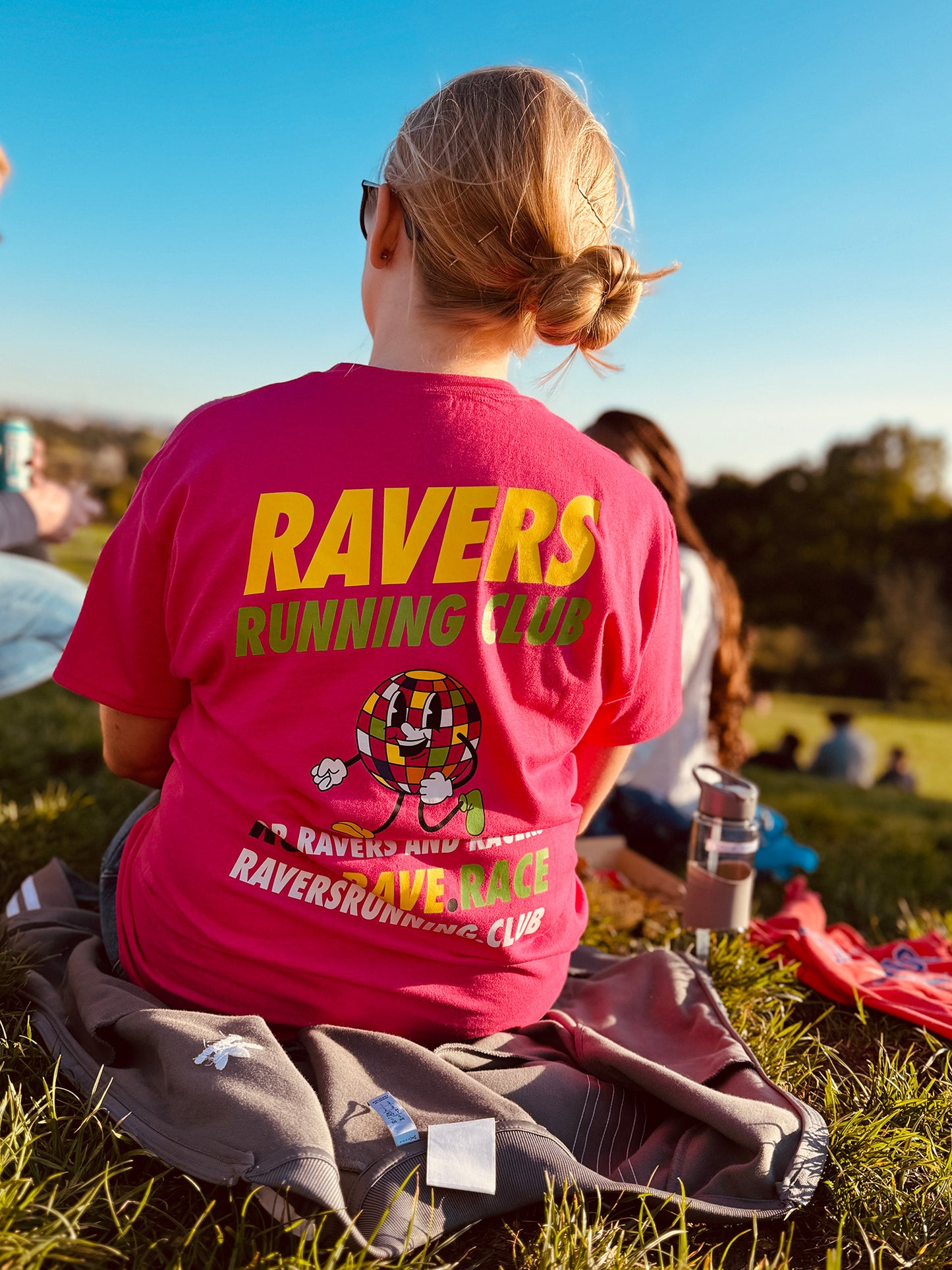 Fuchsia Disco Ball Raving T Shirt (Unisex)