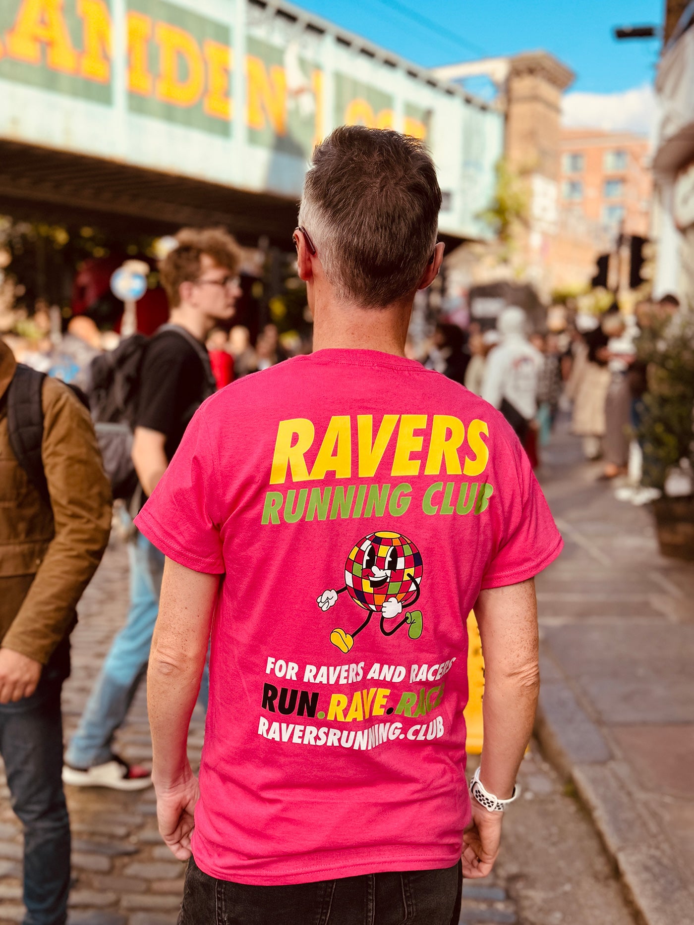 Fuchsia Disco Ball Raving T Shirt (Unisex)
