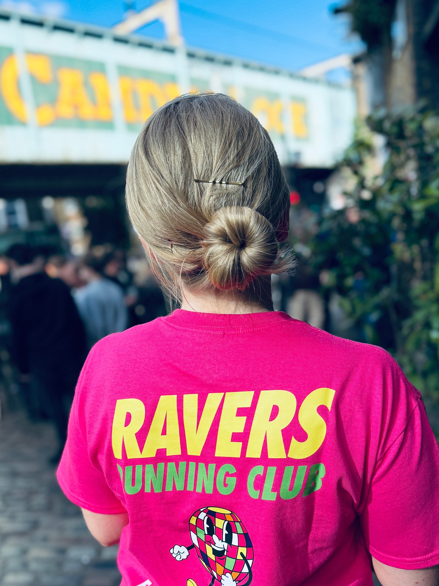 Fuchsia Disco Ball Raving T Shirt (Unisex)
