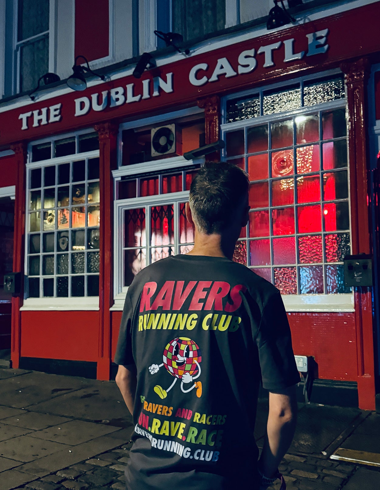 Anthracite Disco Ball Raving T Shirt (Unisex)