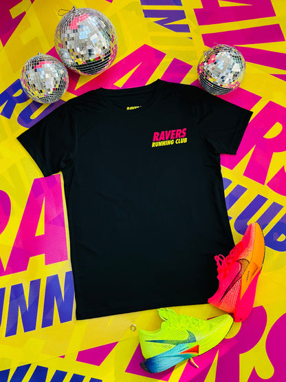 Black Disco Ball Sports T Shirt (Unisex)