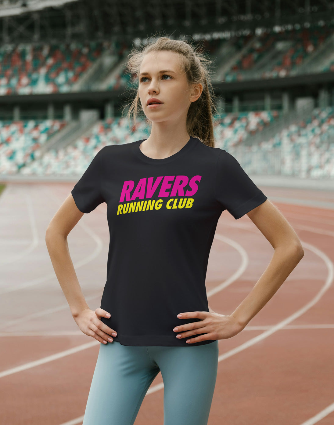 Ravers Running Club Sports T-Shirt - Front Print Only (Unisex)