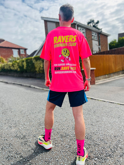 Electric Pink Disco Ball Sports T Shirt (Unisex)