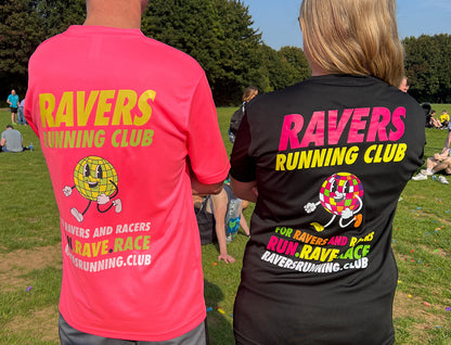 Electric Pink Disco Ball Sports T Shirt (Unisex)