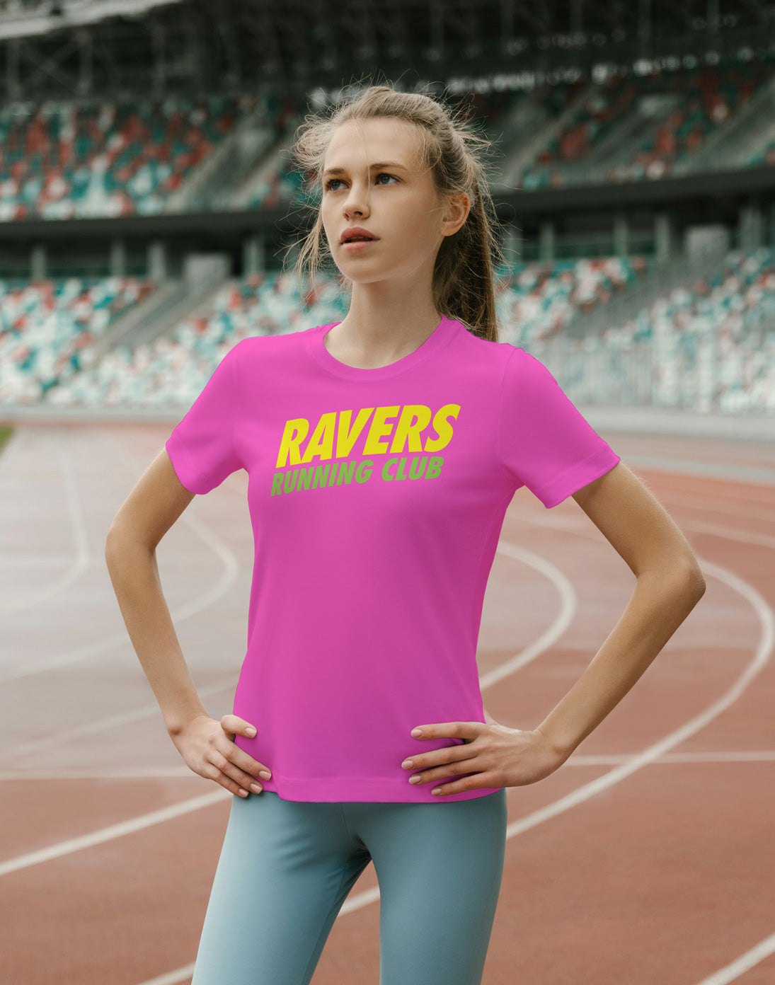 Ravers Running Club Sports T-Shirt - Front Print Only (Unisex)