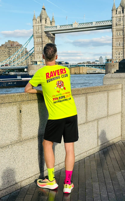 Neon Yellow Disco Ball Sports T Shirt