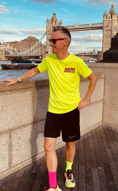 Neon Yellow Disco Ball Sports T Shirt