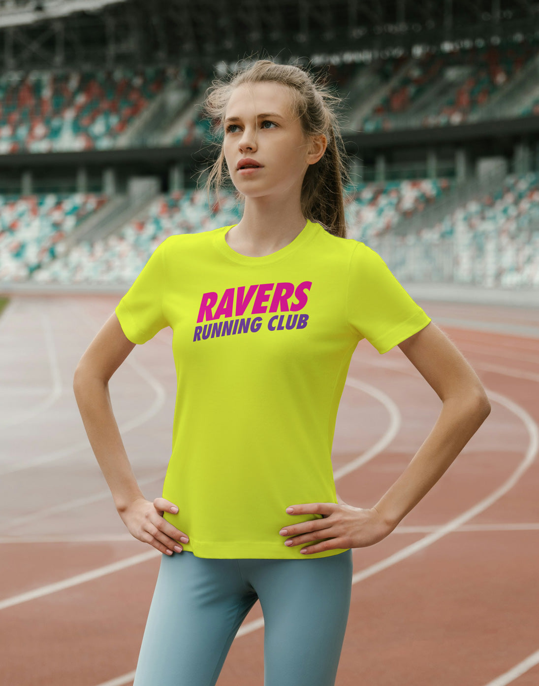 Ravers Running Club Sports T-Shirt - Front Print Only (Unisex)