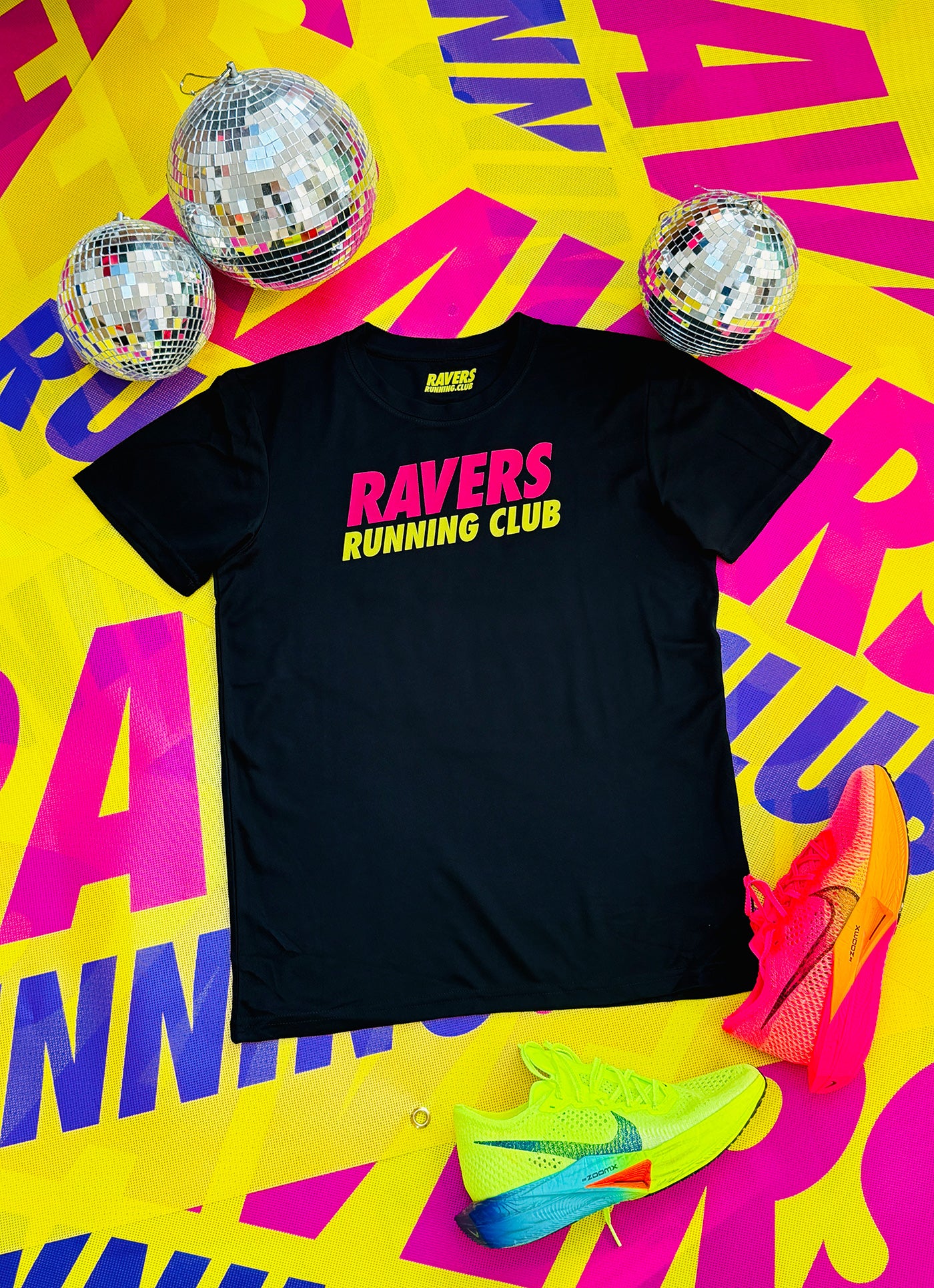 Ravers Running Club Sports T-Shirt - Front Print Only (Unisex)