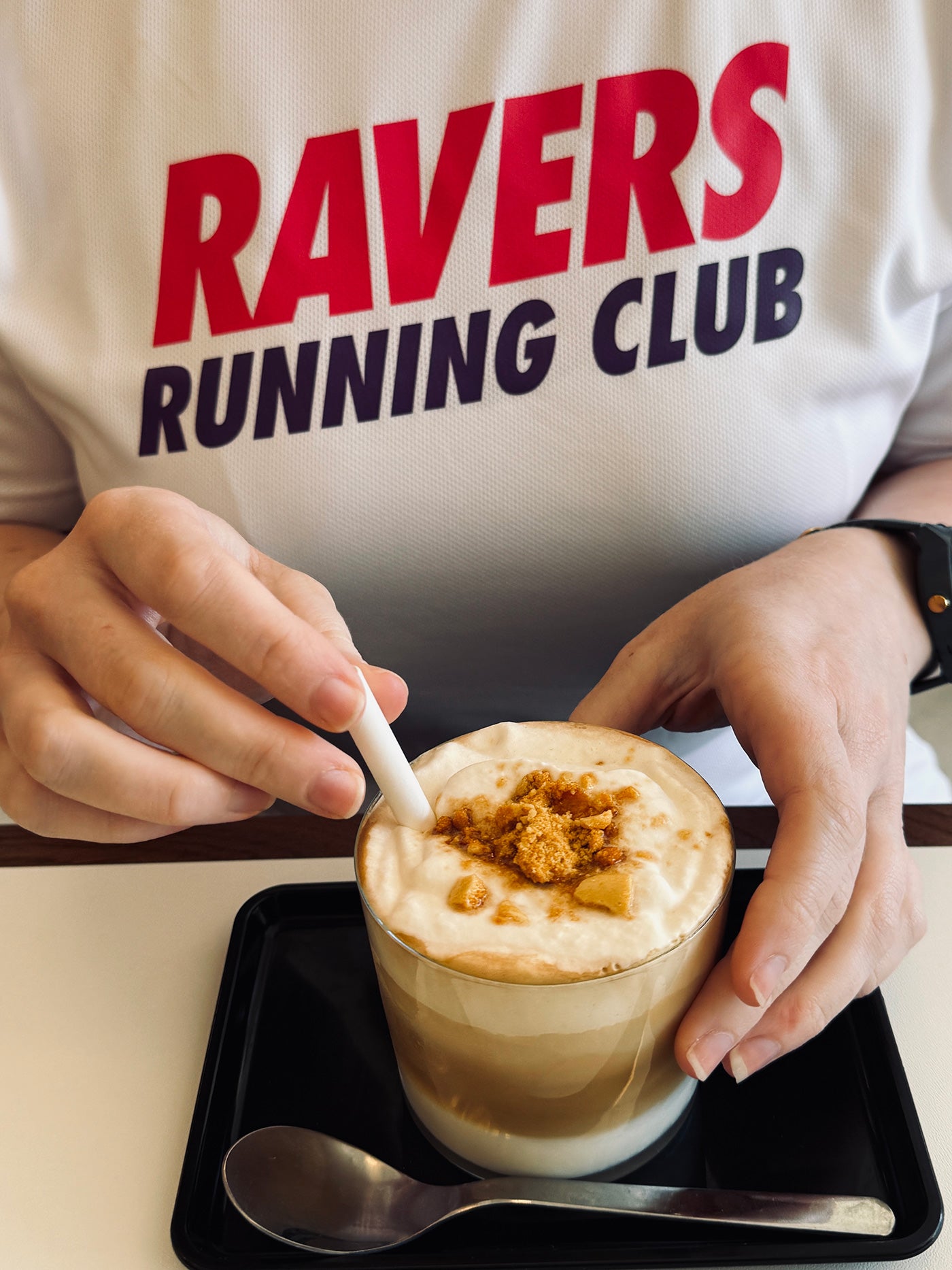 White Run Rave Race Sports T Shirt (Unisex)