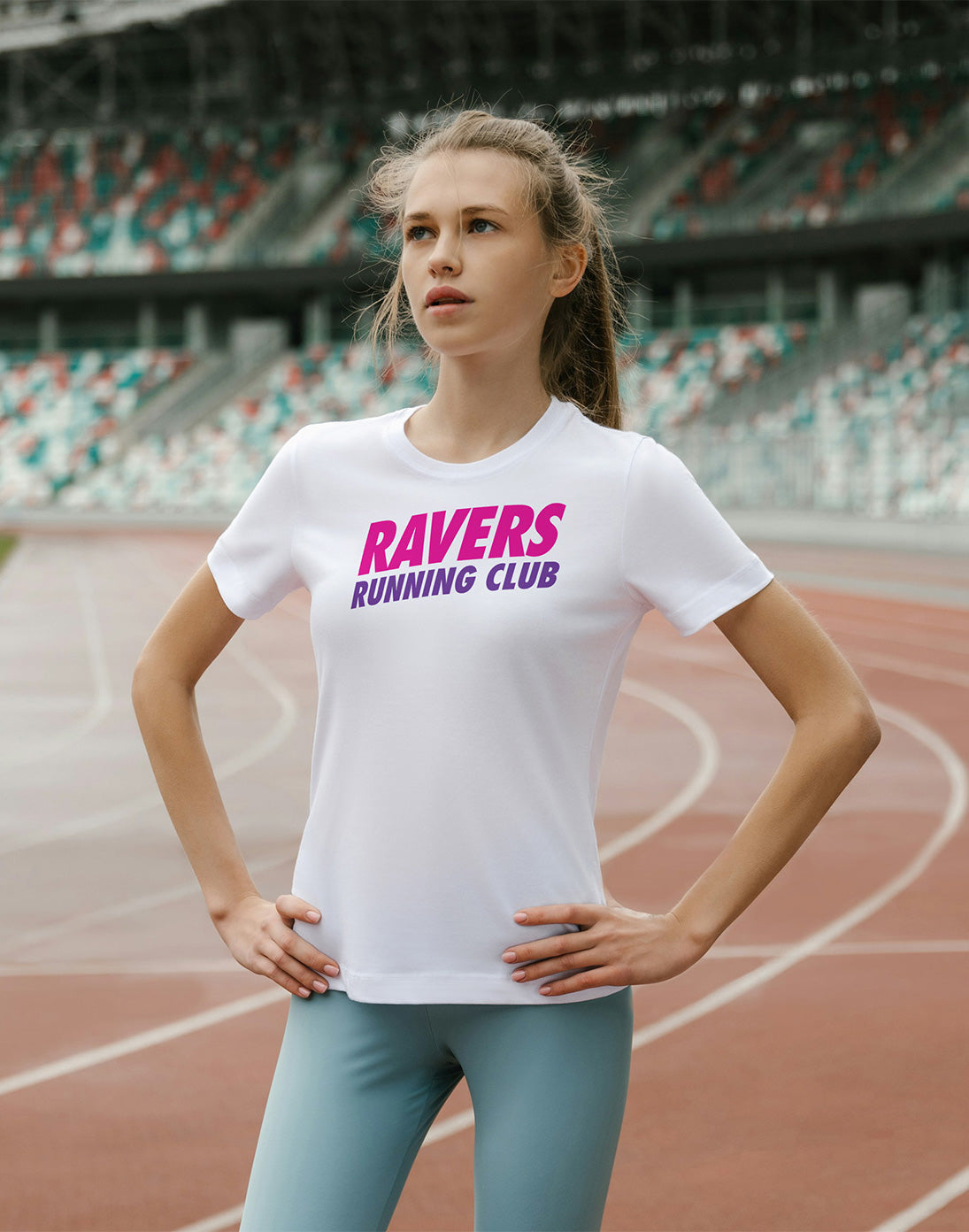 Ravers Running Club Sports T-Shirt - Front Print Only (Unisex)